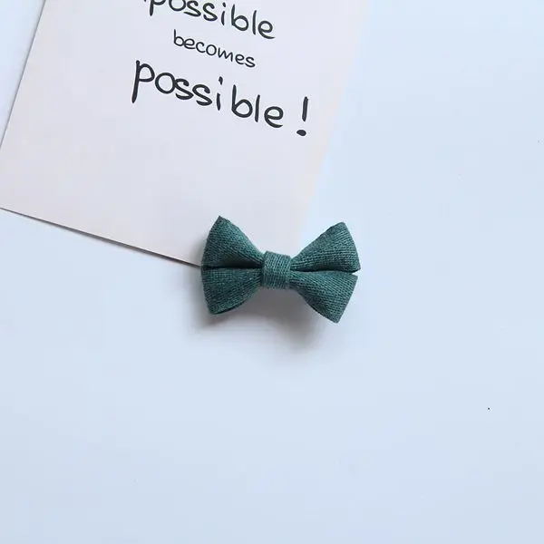 

Boutique 20pcs Fashion Cute Mini Bow Hairpins Solid Color Bowknot Hair Clips Princess Headwear Hair Accessories