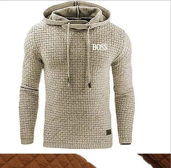 2019 толстовки мужские Брендовые с длинным рукавом одноцветные капюшоном s худи