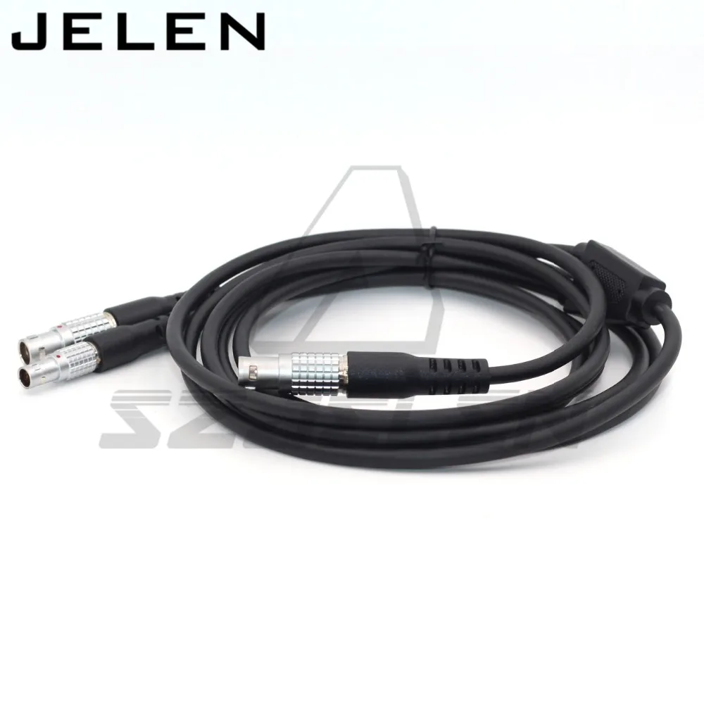 Кабель питания Connetor 1B 8pin на 5pin и 0B для Leica GEV186 Y type подключается к общей станции с GPS