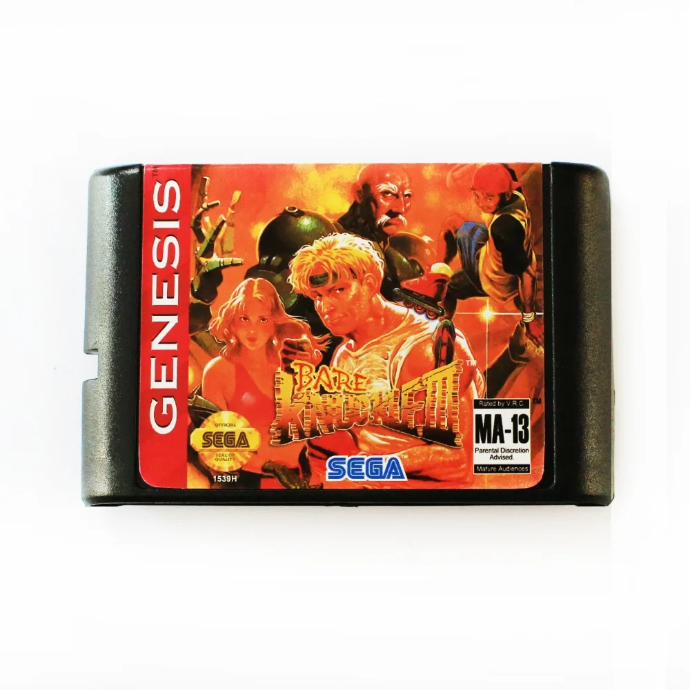 Игровая карта с неизолированными костяшками 3 16 бит MD для Sega Mega Drive SEGA