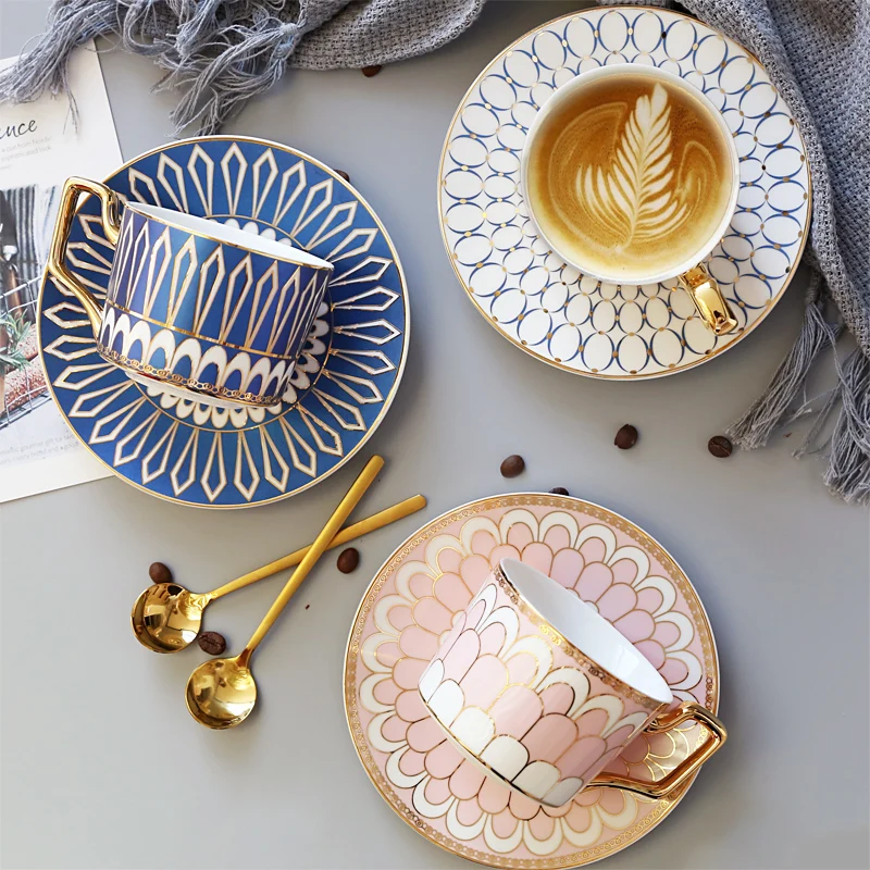 Kahve fincan takimlari tazas de ceramica creativas чайные чашки и блюдца набор кофейных чашек бардак фарфор kubek tasse copos taza
