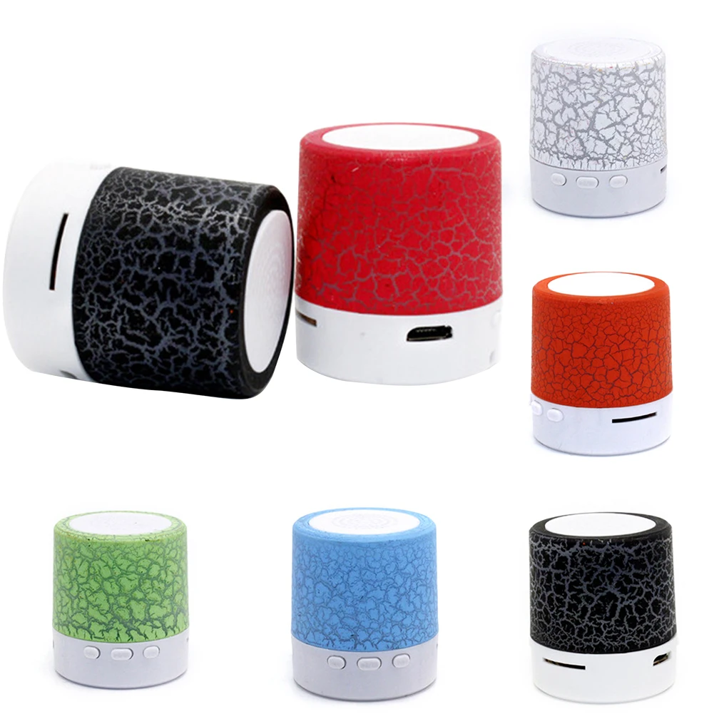 Портативный динамик громкий изменение цвета мини беспроводной со светодиодной