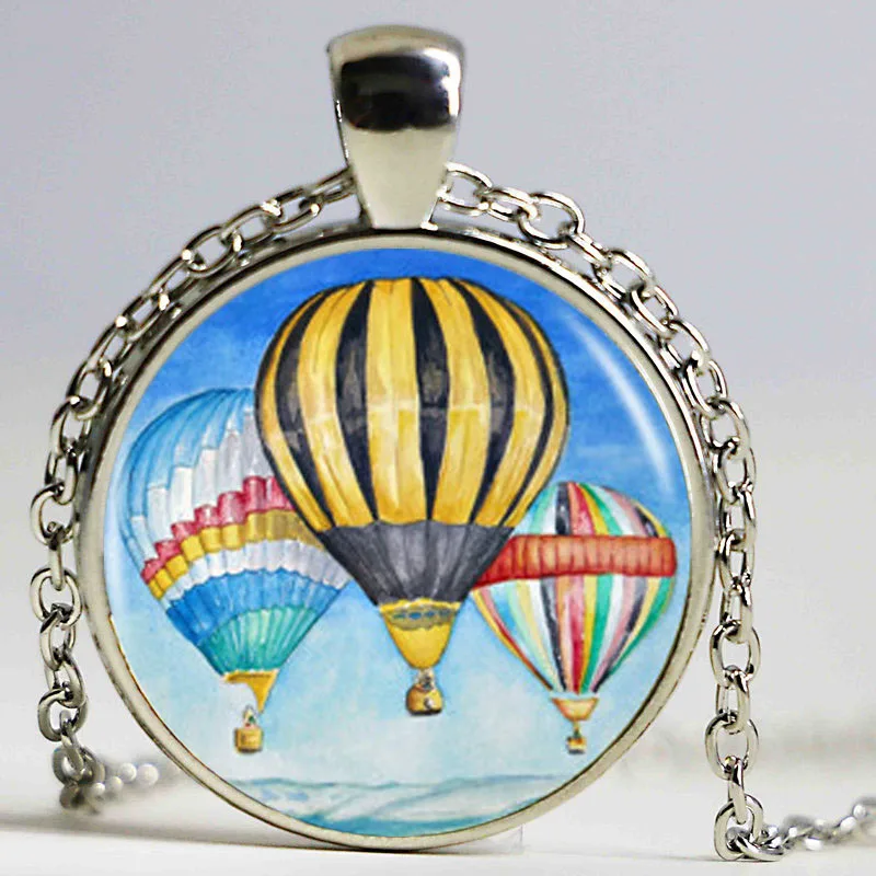 Лидер продаж подвеска с логотипом воздушного шара ожерелье ручной работы