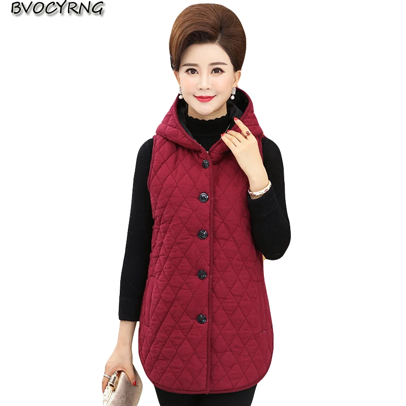 Женский толстый хлопковый жилет большого размера осенне зимняя женская куртка
