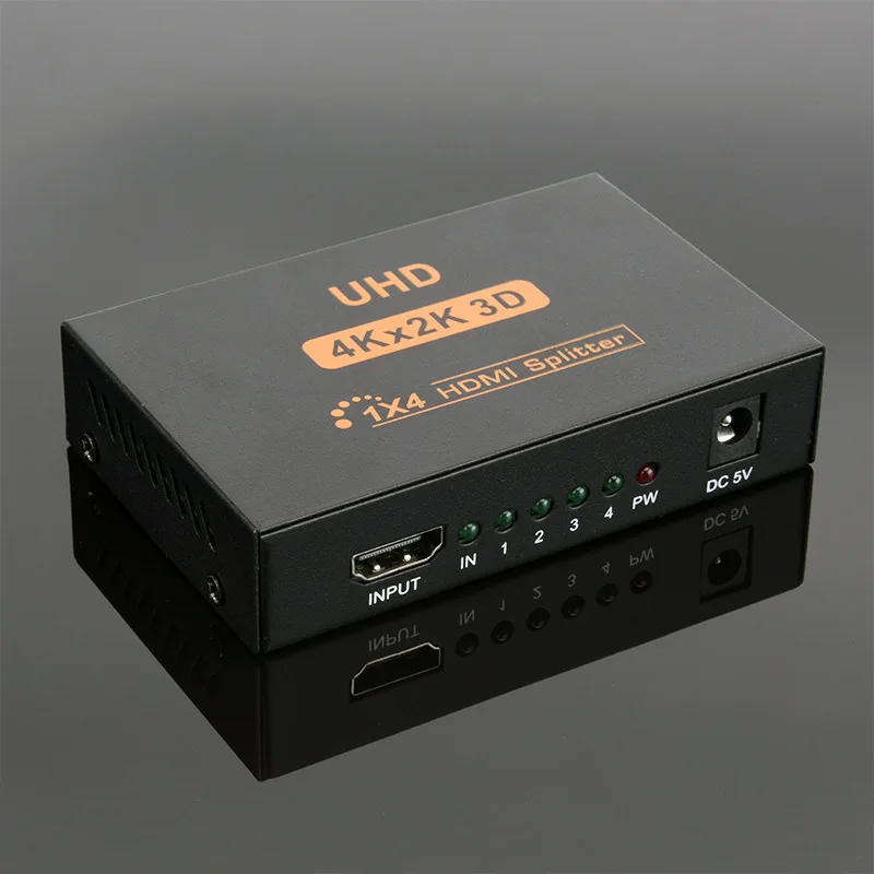 4 порта HDMI сплиттер 4K * 2K 1X4 распределяет 1 в out дистрибьютор HDTV DVD плеер PS4 Четыре