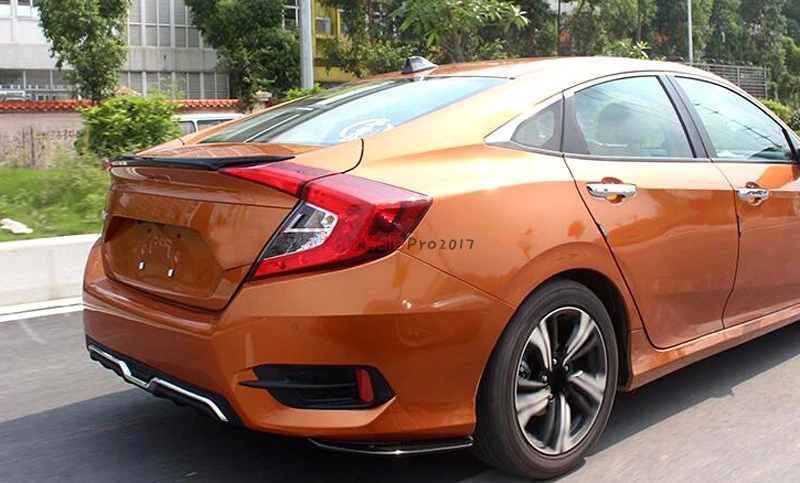 Для Honda Civic 10 поколения 4dr Sedan 2016 2017 Пластиковый черный красный белый задний