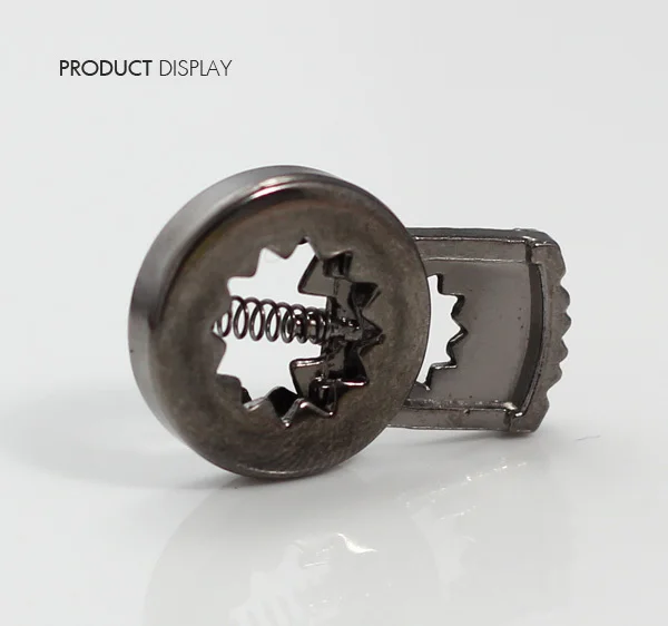 Металлическая черная Зажимная Пряжка для пистолета зажимы шнура застежки