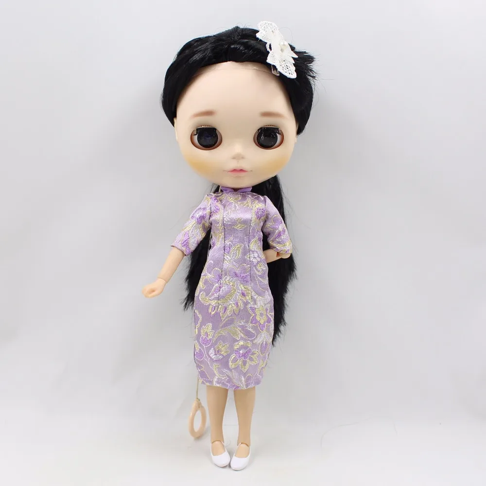 ICY DBS Blyth Кукольное платье Чонсам с древней вышивкой|Куклы| |