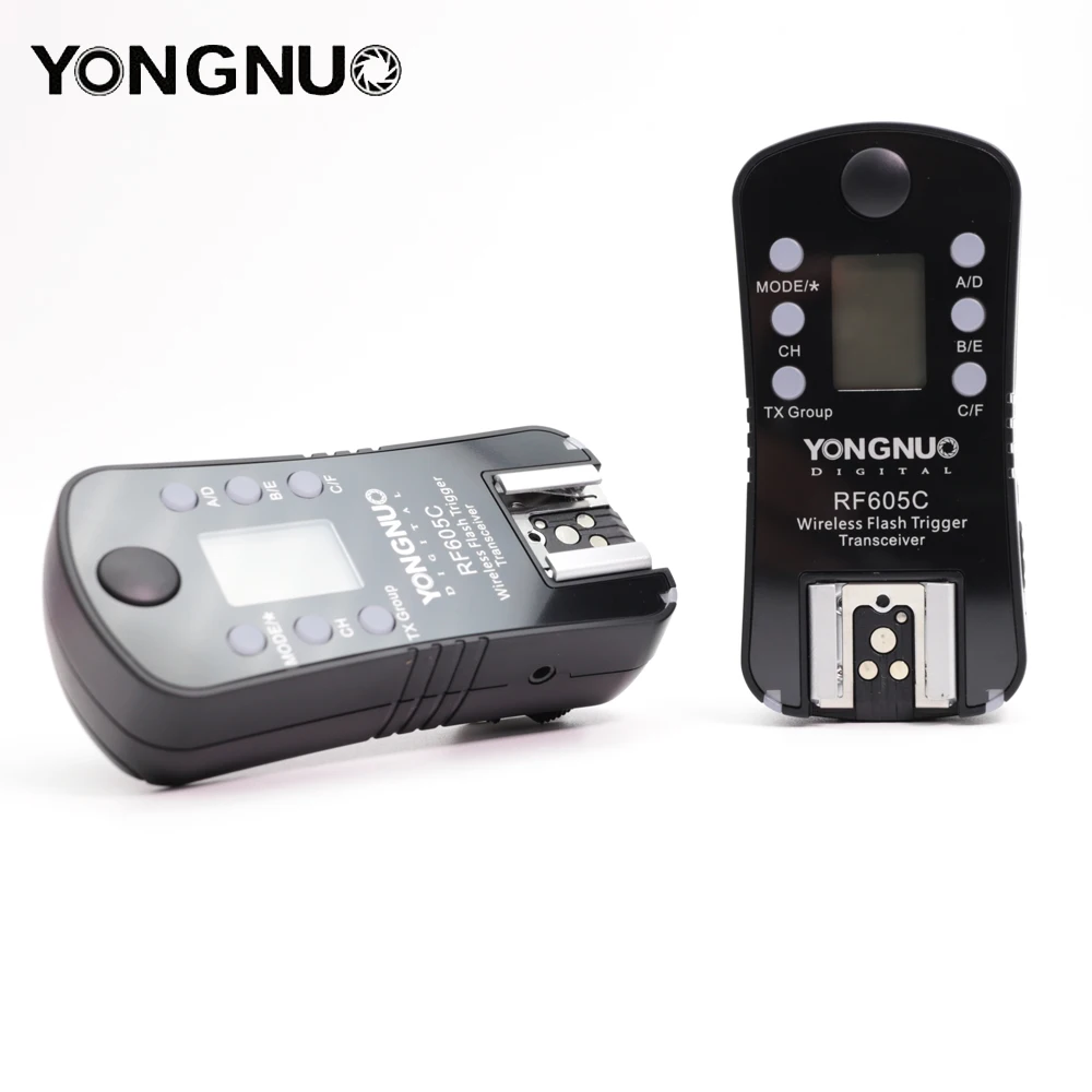 Светодиодная лампа для видеосъемки YONGNUO RF-605C трансивер RF605C RF605 C YN 605C Беспроводной вспышка триггера для Canon для RF-602 RF-603 RF-603II и YN-560TX