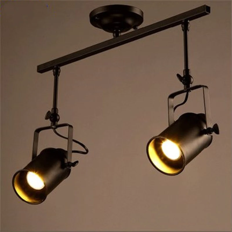 Промышленный Железный Лофт винтажный подвесной светильник освещение для