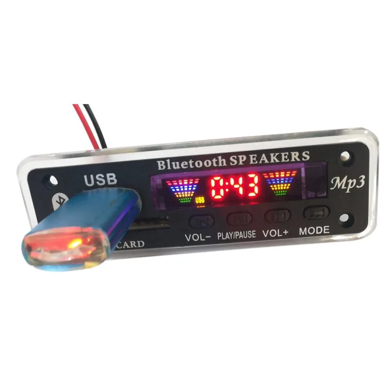 Audio Lossless APE Module USB TF FM Radio Support Power-off Memory Playback Wireless Bluetooth 5.0 12V MP3 WMA Decoder Board | Электроника