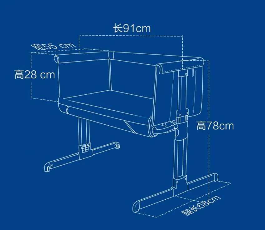 Pouch multifunction baby bed Accompanying bed newborn connected with parents bed Infant Travel Sleep
