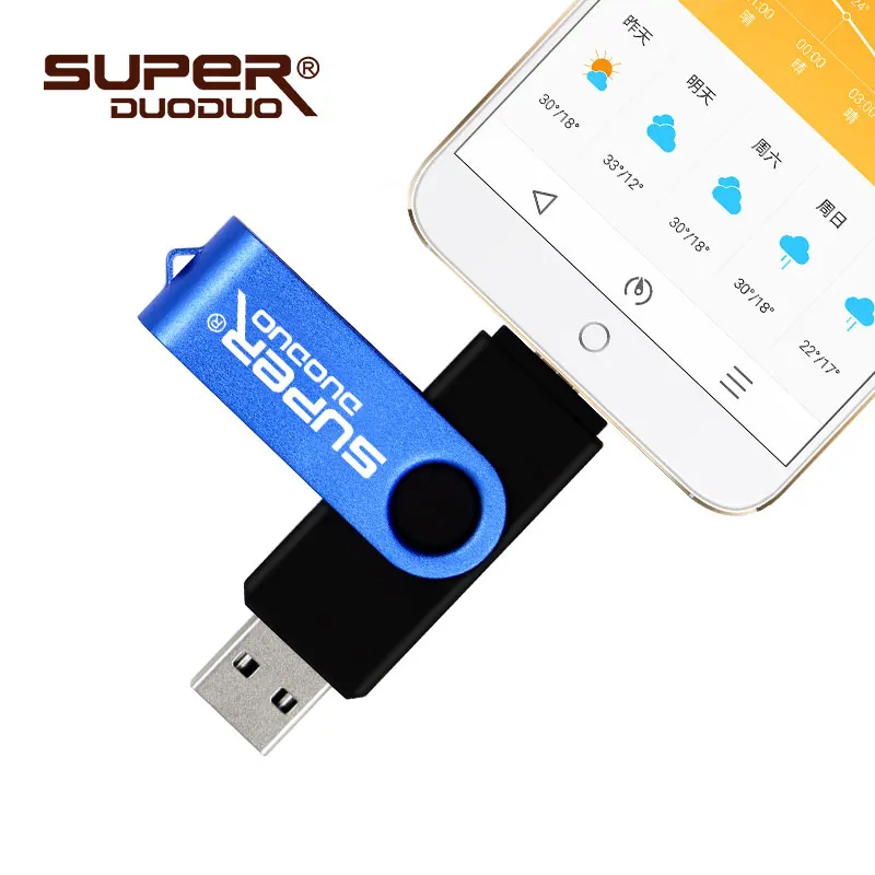 Красочные OTG USB 2 0 Флеш накопитель 4 ГБ 8 оперативной памяти 16 Гб встроенной