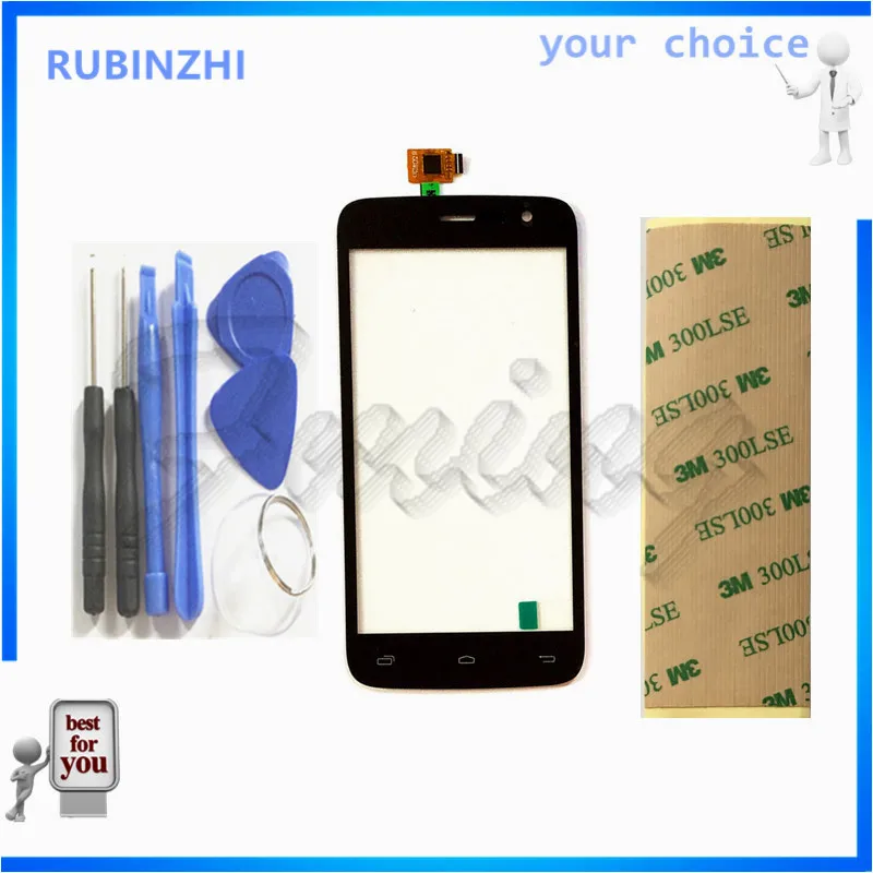 Сменный сенсорный экран RUBINZHI для Dexp ixion E150 сенсорная панель переднее стекло +