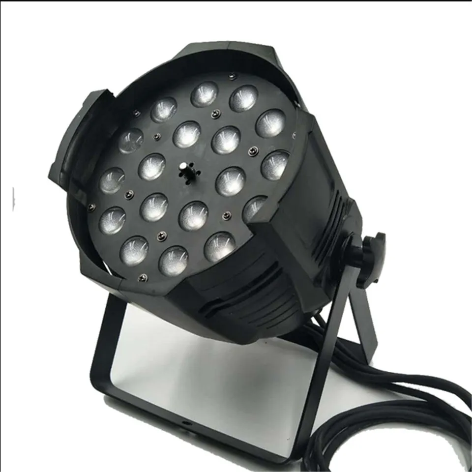 4 unids/lote 18x18 Вт zoom par luz dmx luces dj 64 uv 6in1 rgbwa led del partido de disco|dj disco|luz dmxled |