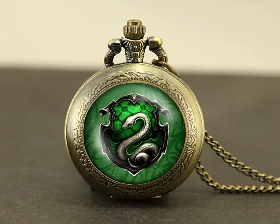 Ожерелье в стиле стимпанк винтажное ожерелье Хогвартс 1 шт./лот карманные часы
