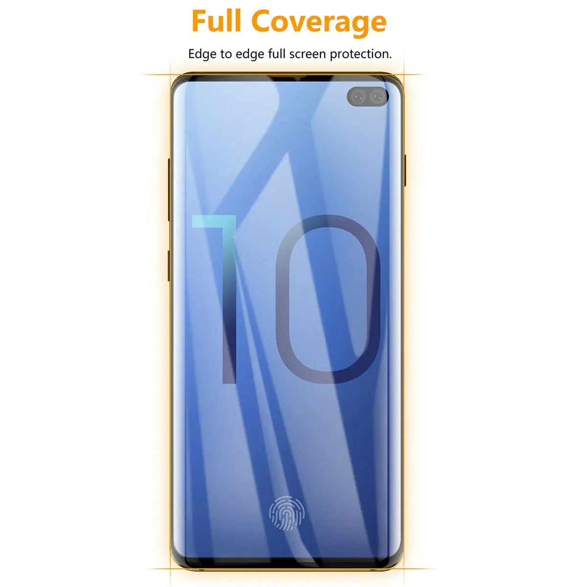 Жесткая пленка из закаленного стекла для Samsung Galaxy S10 Plus предотвращает деформацию