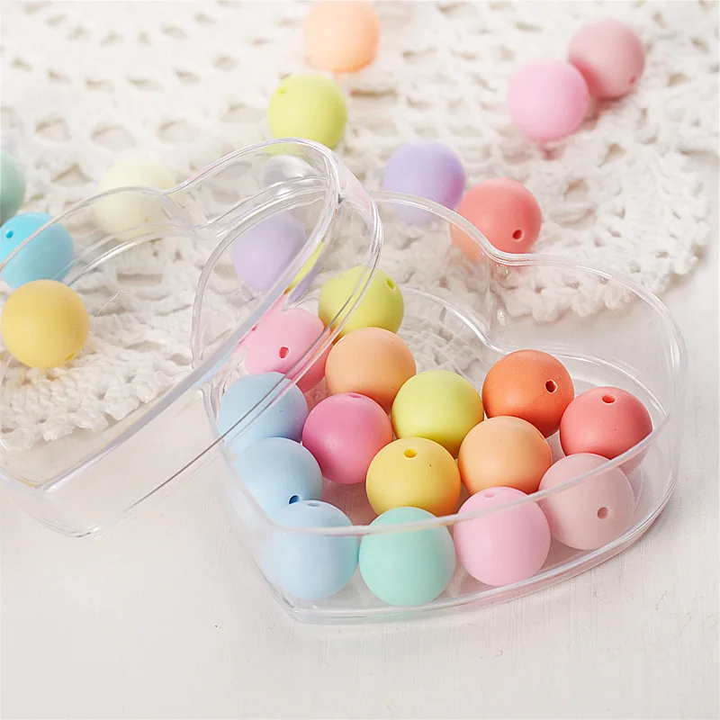 

8.5*8*4cm Plastic Organizer Box Chocolate Candy Gift Box Heart Shape Snacks Dried Fruit Container Sundries Transparent Storage B