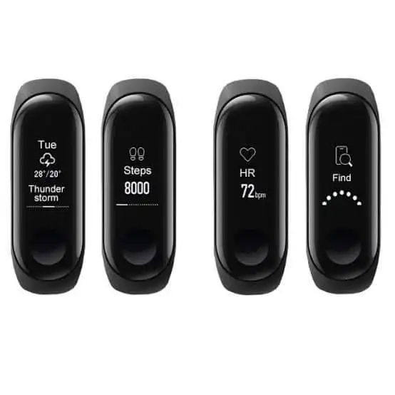 Спортивный смарт-браслет Xiaomi Mi Band 3 шт./лот фитнес-Браслет Смарт-браслет шагомер