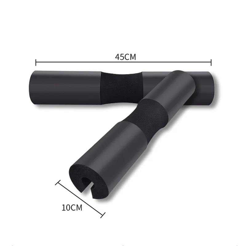 

45*10CM Foam Barbell Pad Cover For Gym Weight Lifting Cushioned Squat Shoulder Back Support Neck & Shoulder Protective Pad