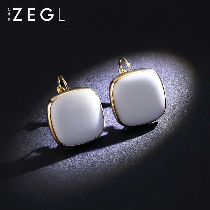 Женские серьги в Корейском стиле ZEGL простые ретро | Украшения и аксессуары