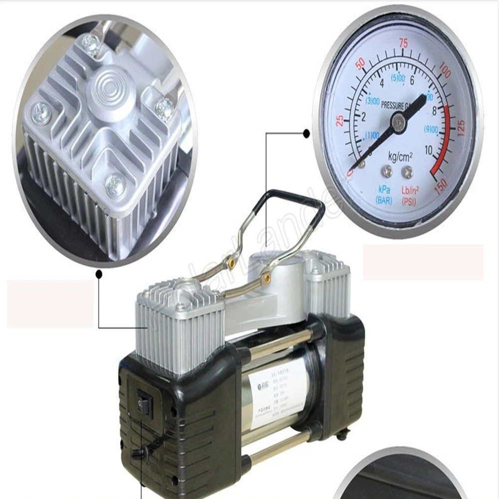 Универсальный автомобильный насос воздушный компрессор линия электропередачи 3