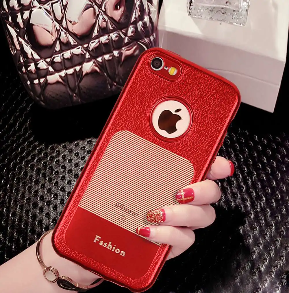 Fcoque 2017 New Fashion 3D PU Leather View Window Case For iphone 5s Phone Cover |