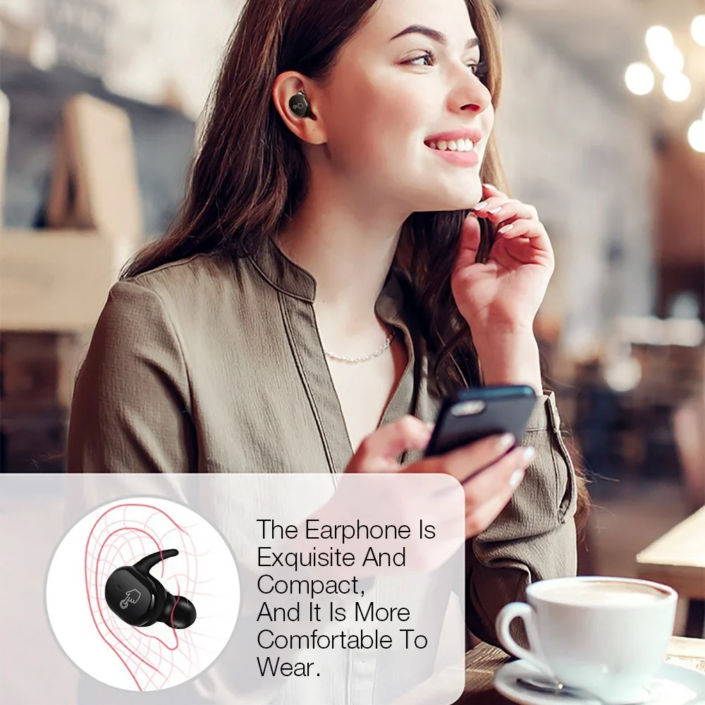 Bluetooth 5 0 TWS беспроводные наушники стерео спортивные игровая гарнитура PK i10