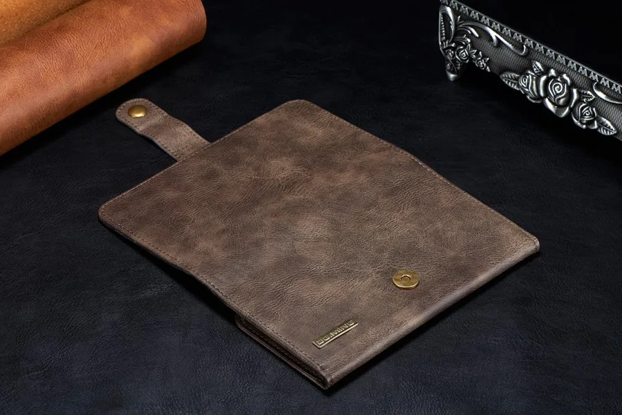 Кожаный Чехол-Кошелек со съемной задней крышкой для Samsung Galaxy S8 S9 S10 Plus Note 8 9 10