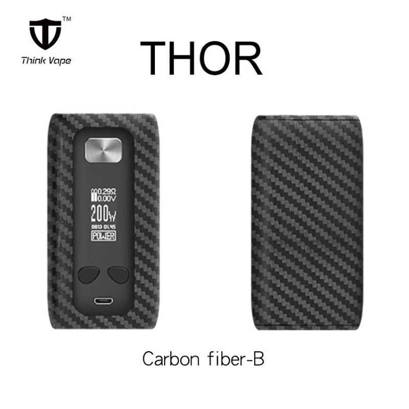 c-fiber b Цветной ThinkVape Тор 200 Вт мод TC мод электронная сигарета Vape vs Think Vape Тор pro/Drag 2 мод Vape мод для DIY RTA RDA - Цвет: c-fiber b