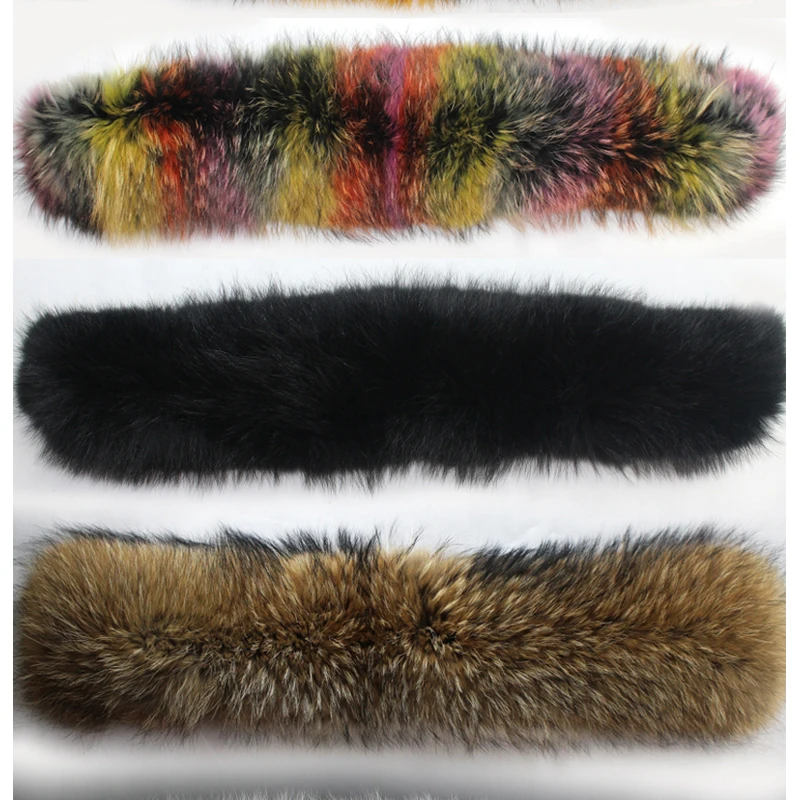 Большой размер роскошный настоящий Топ Качество 100% натуральный мех енота с
