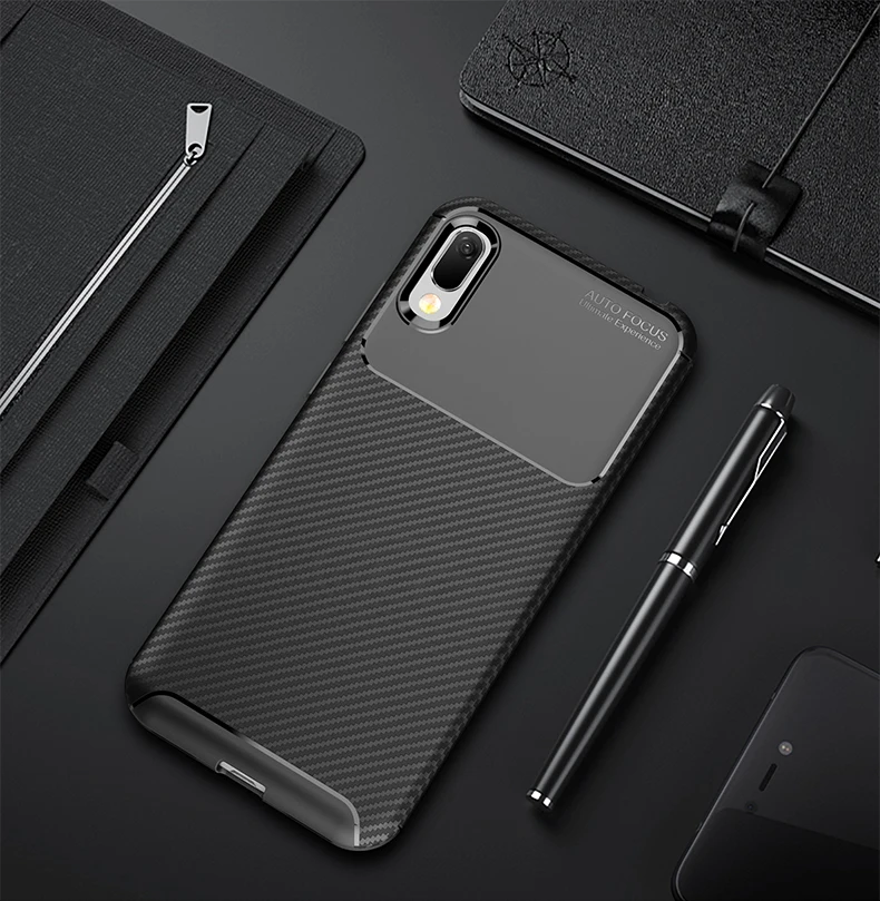 Высококачественный твиловый мягкий чехол для Huawei Y6 Pro 2019 | Мобильные телефоны и