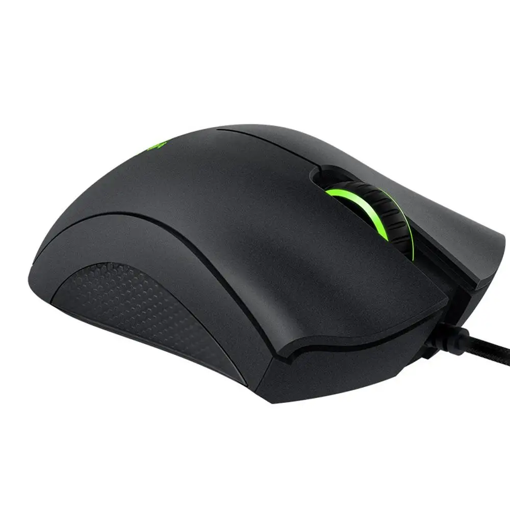 Проводная игровая мышь razer DeathAdder 2000 dpi три цвета подсветки или зеленая подсветка