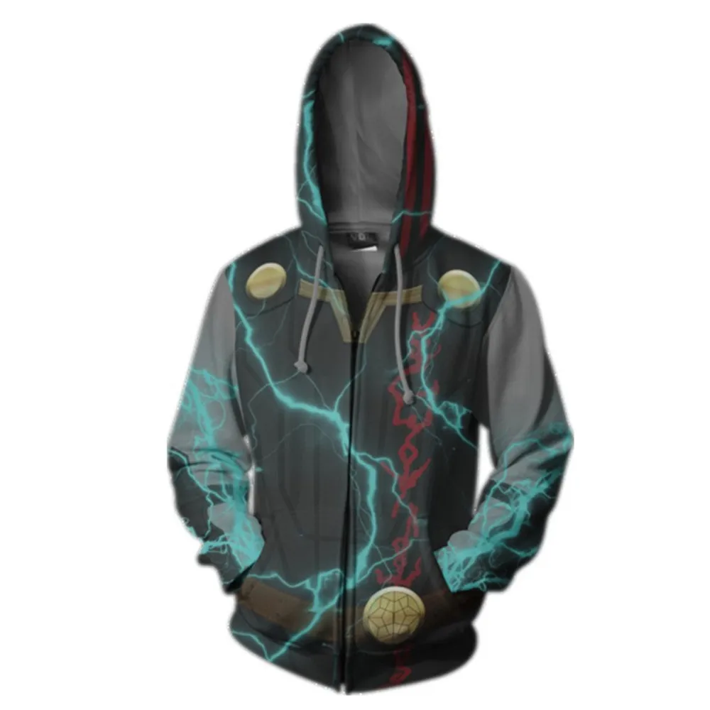 Косплей супергерой 3D уличная одежда Хэллоуин костюм Легион Тор Марвел Мстители