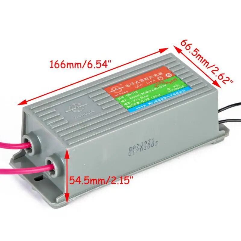 Неоновая световая вывеска электронный трансформатор 30мА нагрузка неоновый свет