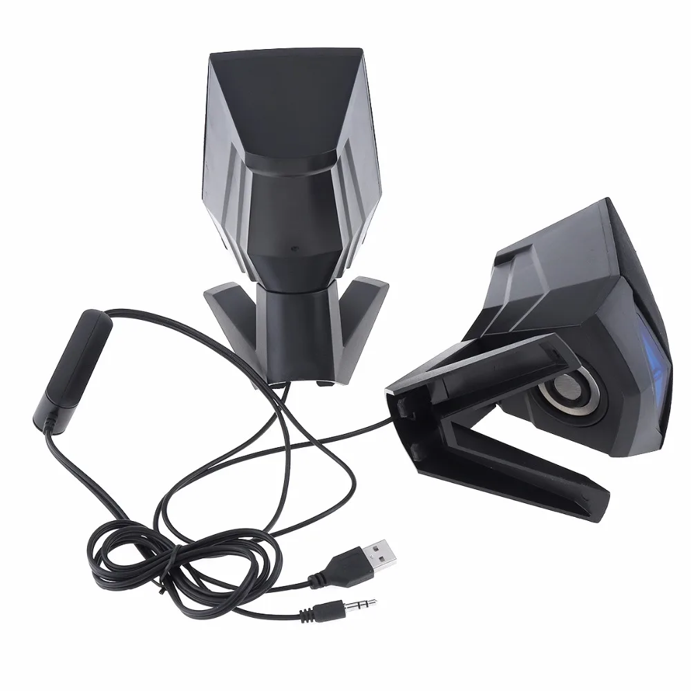 Портативный Полнодиапазонный 3D стерео сабвуфер колонка для ПК бас музыка DJ USB