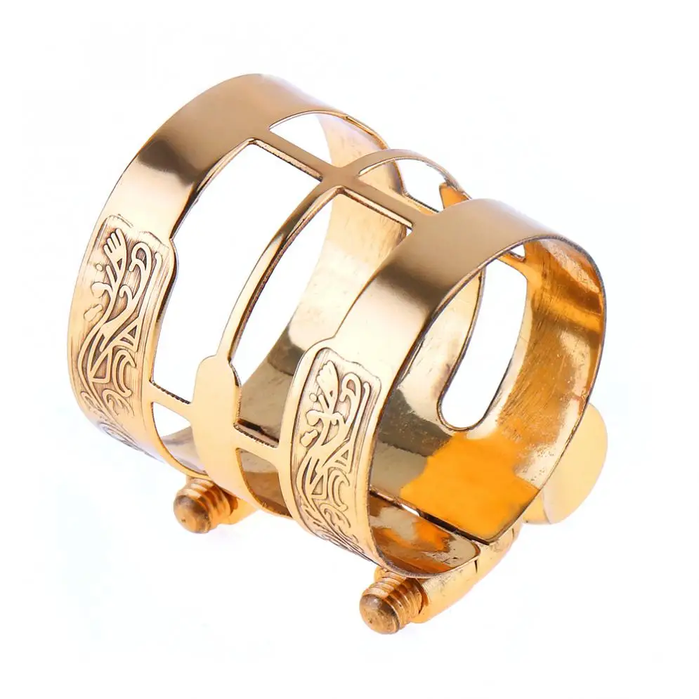 Новый Резной Металлический лигатурный альт-Сакс-кларнет для альт-саксофона |