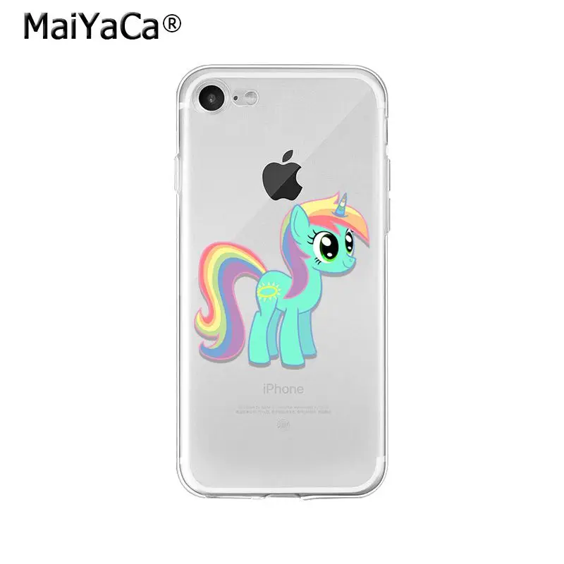 MaiYaCa My Little Pony ТПУ Мягкие аксессуары для телефонов чехол для телефона для Apple iPhone 8 7 6 6S Plus X XS MAX 5 5S SE XR мобильные телефоны