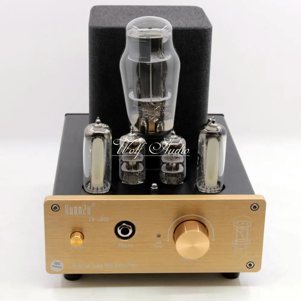 U202 гибридный усилитель для наушников класса А USB DAC аудио декодер HiFi клапан предусилителя