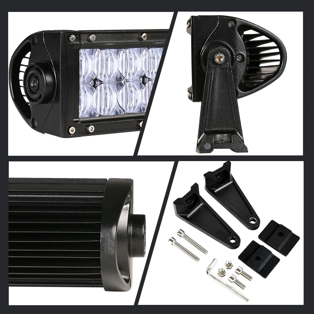 5D 32 дюймов настоящий Мощный светодиодный бар изогнутый световой с проволочным