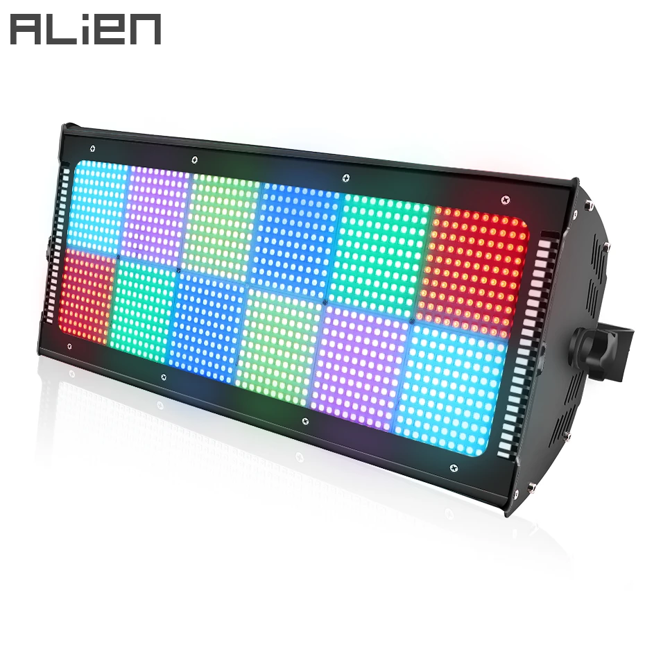 ALIEN 1200 светодиодный RGB профессиональный DMX сценический стробоскопический светильник ing Effect музыкальный фестиваль бар клуб диско DJ Праздник Вечеринка Flash Show светильник