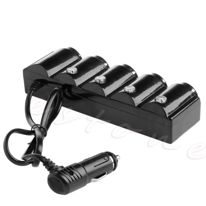 USB 4 способ розетка для автомобильного прикуривателя Разветвитель Зарядное