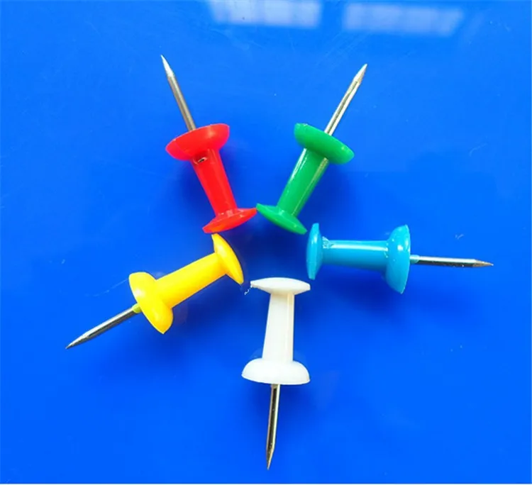 Оптовая продажа 5000 шт. пластиковые кнопки штифты разных цветов пробковая доска