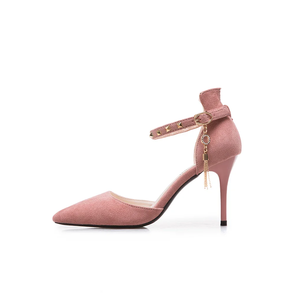 Женские свадебные босоножки на высоком каблуке шпильке бежевые или Розовые