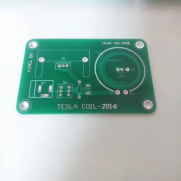 12V электронные игрушки Тесла катушки беспроводной передачи PCB освещение пластины