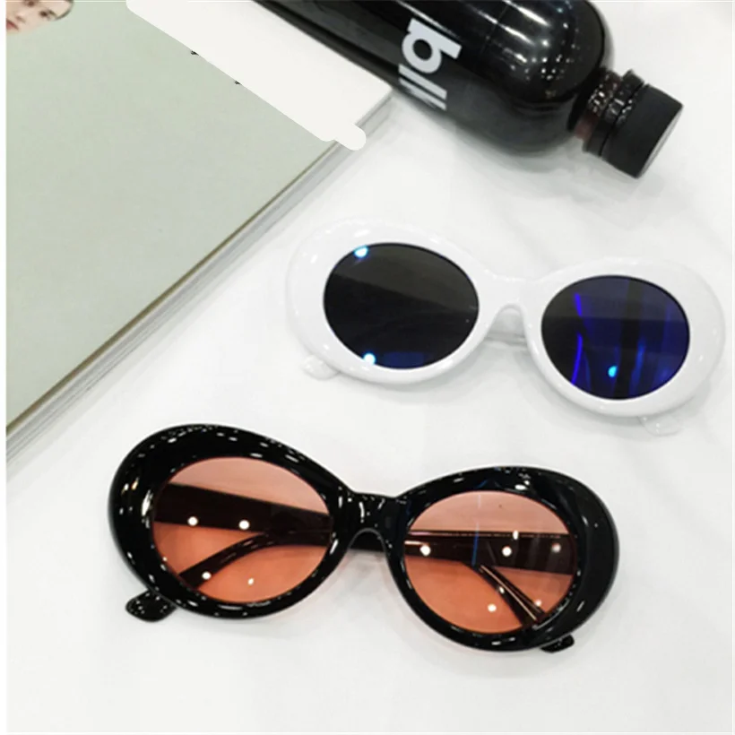 Новинка 2019 брендовые Овальные Солнцезащитные очки мужские роскошные известного