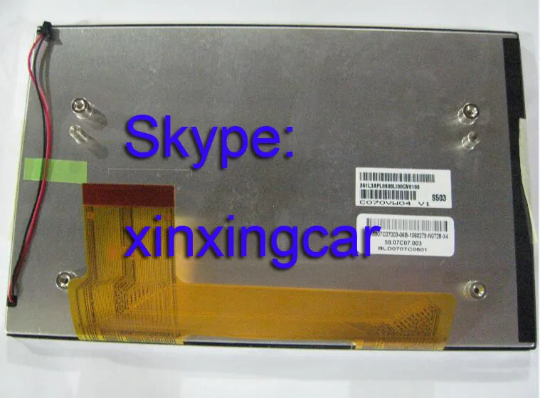Бесплатная доставка Новый оригинальный 7 ''дюймовый C070VW04 V1 V6 ЖК-дисплей