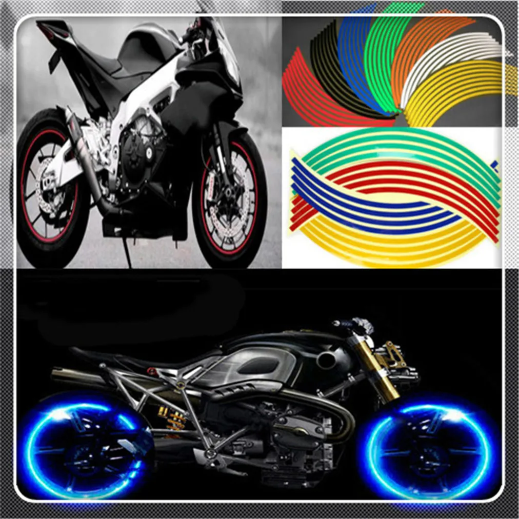 Светоотражающая наклейка на обод колеса мотоцикла для YAMAHA SUPERTENERE XT1200ZE FJ 09 MT TRACER 10