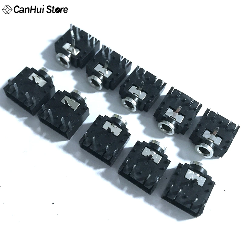 10 шт./лот 3 5 мм контактный разъем стерео аудио PCB 3F07 Новый|pcb connector|pcb socket connectorlot lot |