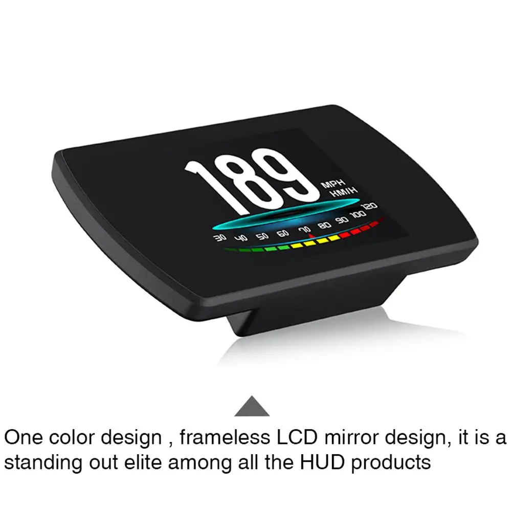 P12 4 2 ЖК дисплей OBD HUD головой вверх Дисплей Цифровой автомобиль Скорость проектор